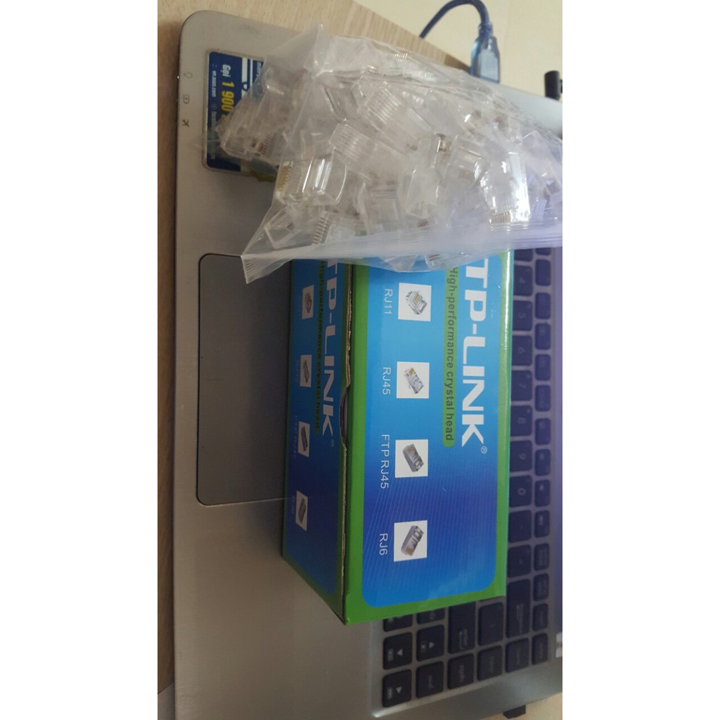 Hạt mạng Tp-link CAT6 hộp 100 hạt