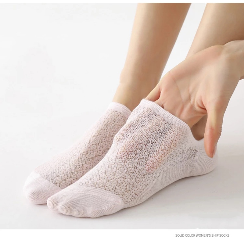 Vớ Cotton Chống Trượt Phong Cách Hàn Quốc Cho Nữ