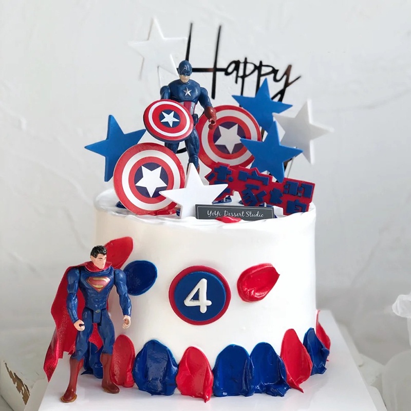 Set 6 Mô Hình Các Nhân Vật Trong Avenger Dễ Thương