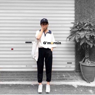 ⚡ quần basic pants kaki đen unisex sịn