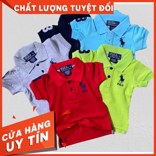 [6kg-24kg] Áo thun bé trai cổ bẻ chất đẹp, Áo thun cá sấu bé trai, áo polo bé trai