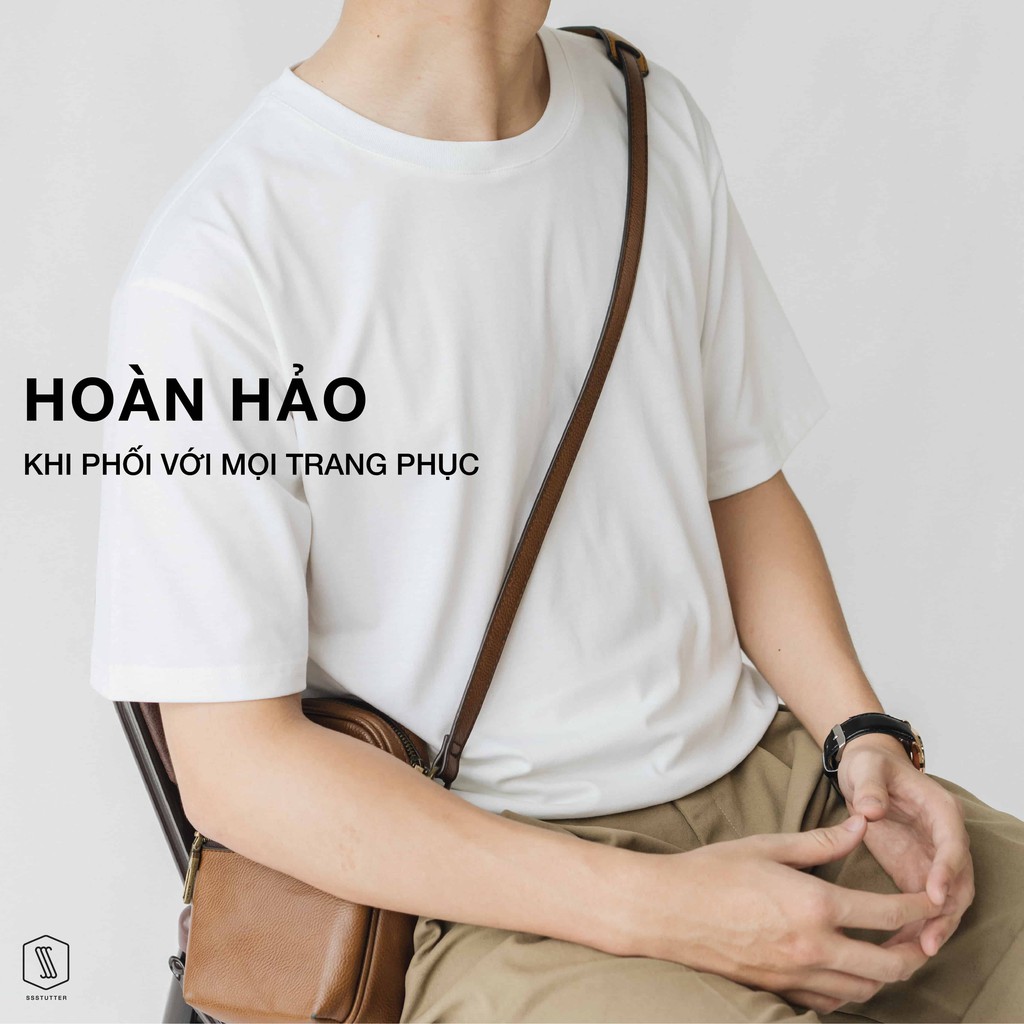 [Mã FATP17 giảm 50K đơn 200K] Áo thun cotton nam nữ unisex SSSTUTTER phông trơn nhiều màu cổ tròn ngắn tay thấm mồ hôi | BigBuy360 - bigbuy360.vn