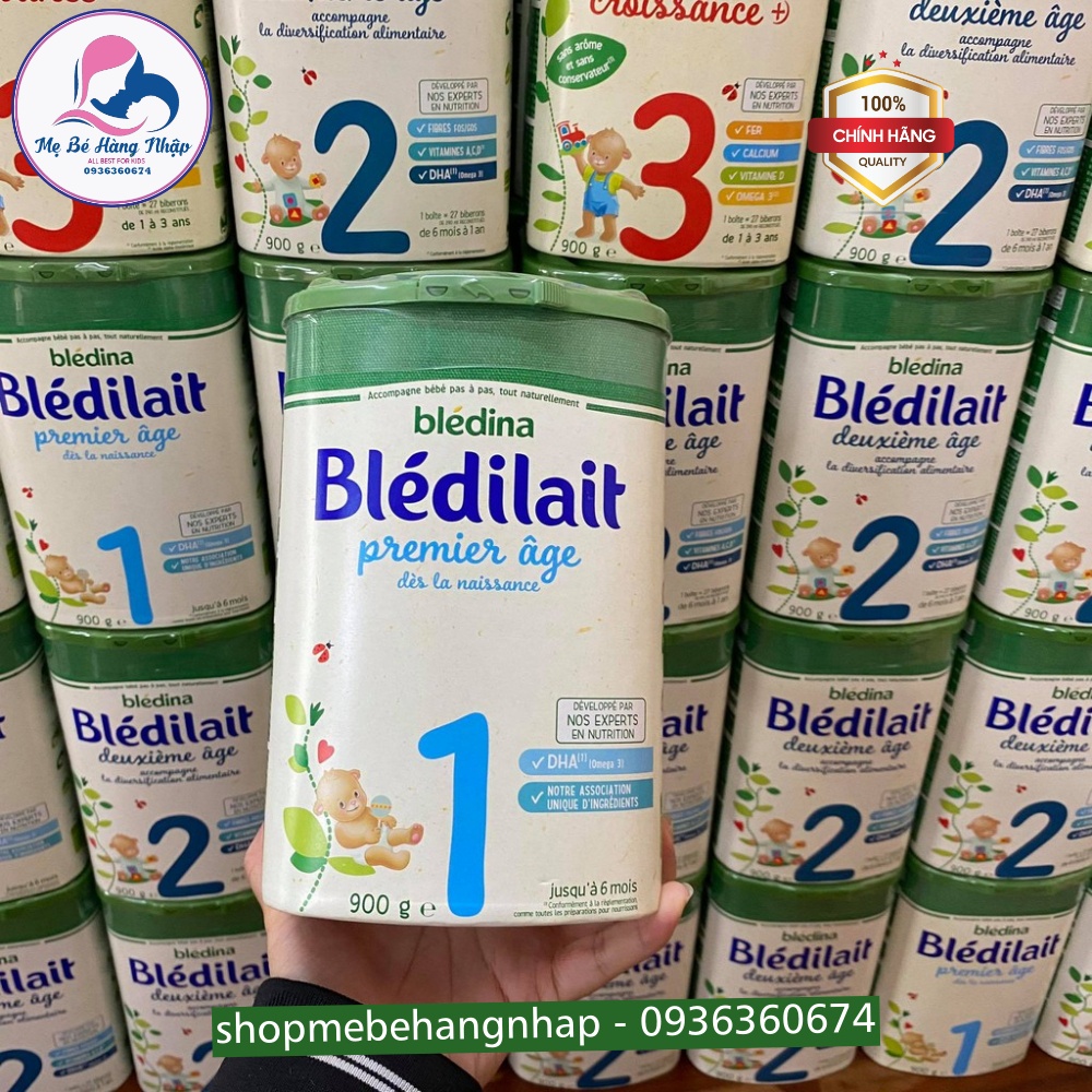 Sữa Bledilait Mẫu Mới số 1,2,3 900g - Mẫu mới 2022