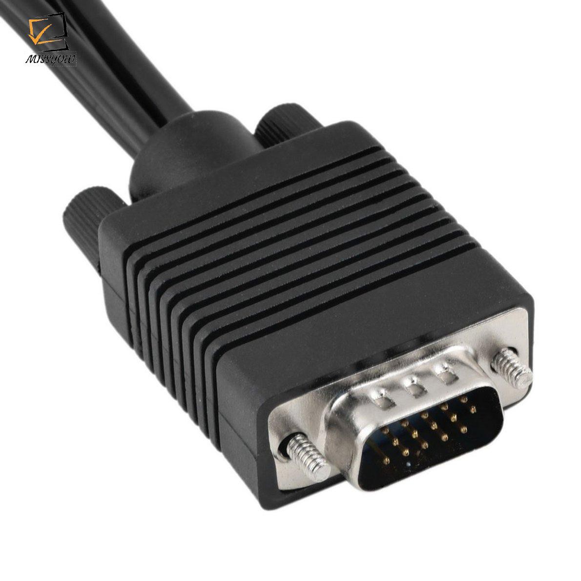 Cáp Chuyển Đổi Từ Cổng Vga Sang S-Video Av Và 3 Rca