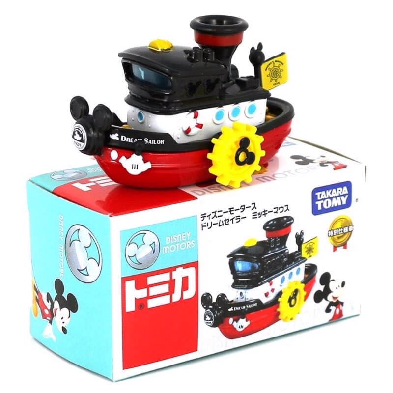 Xe Mô Hình Tomica Mickey Mouse Boat Steamboat Willie Dream Sailor Disney