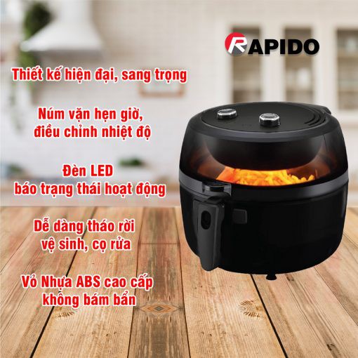 Nồi chiên không dầu Rapido RAF6.5M2