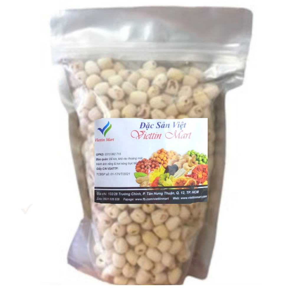 500g Hạt sen khô Đồng Tháp loại 1 - Viettin Mart