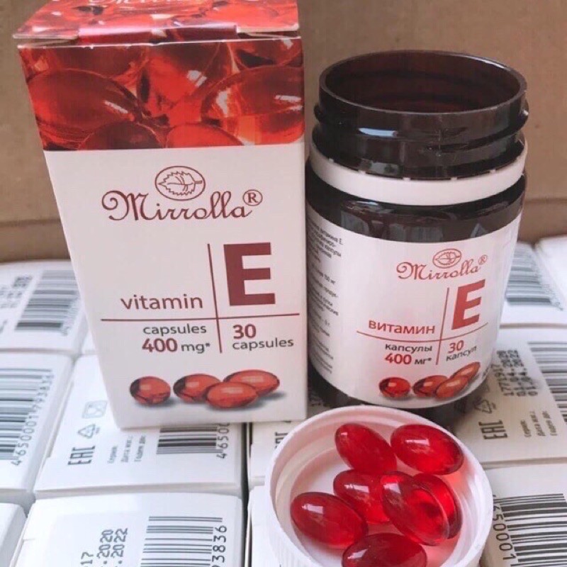 Vitamin E đỏ Nga hàm lượng 400mg chính hãng | Thế Giới Skin Care