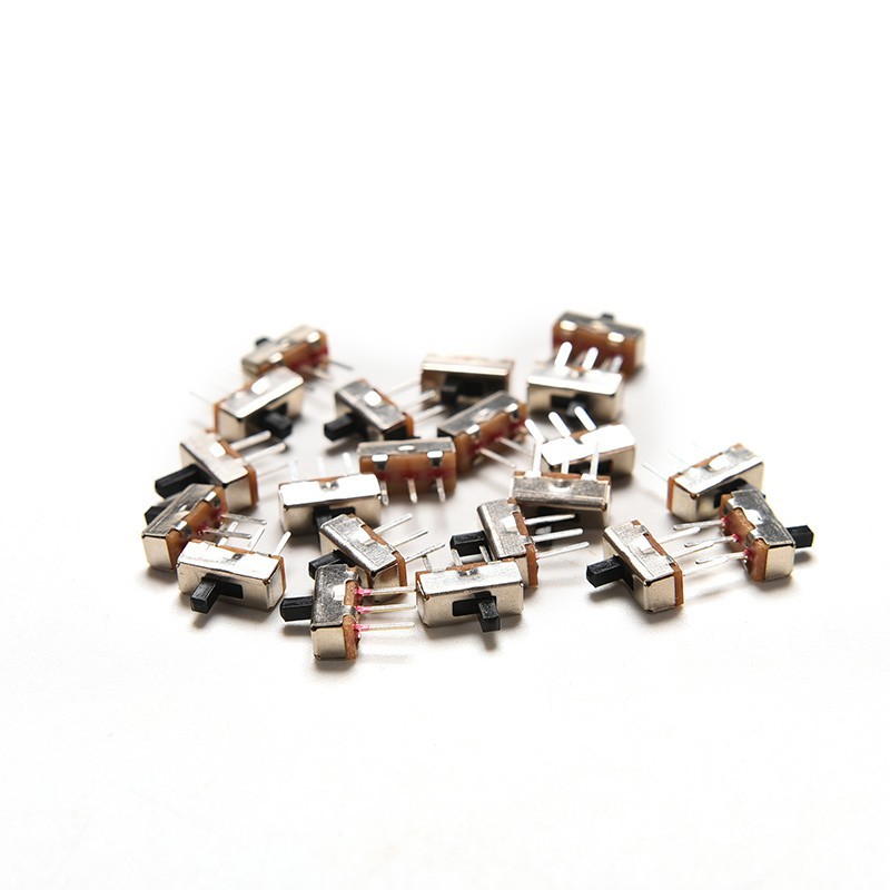 Set 20 Thanh Trượt Bảng Mạch SS12D00G4 SPDT 1P2T 2 Vị Trí 3 Pin PCB Chuyên Dụng