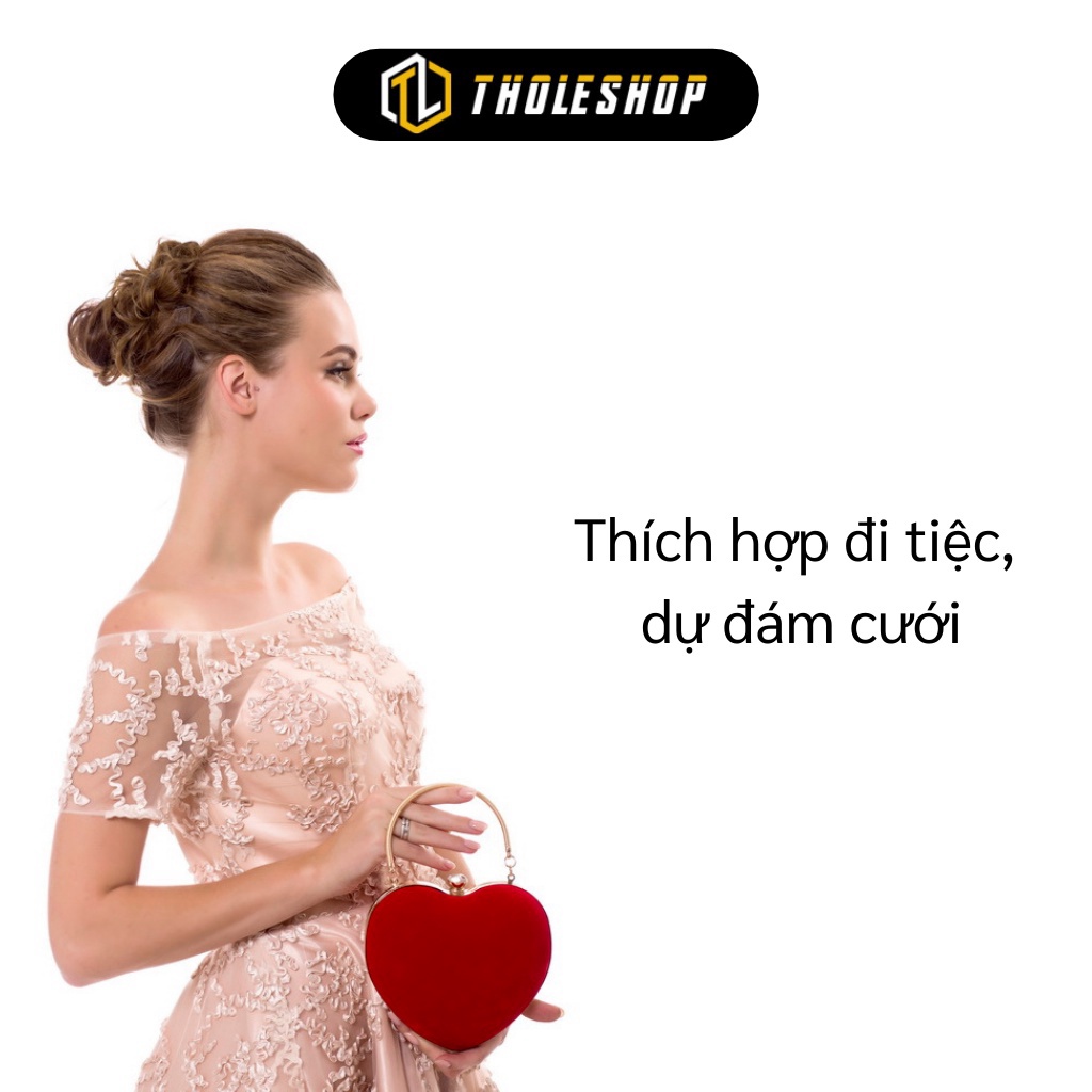Túi Xách Đeo Chéo GIGAHOME Túi Cầm Tay Hình Trái Tim Xinh xắn Cho Nữ Thích Hợp Đi Tiệc 8304