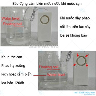 Báo động cảm biến mức nước