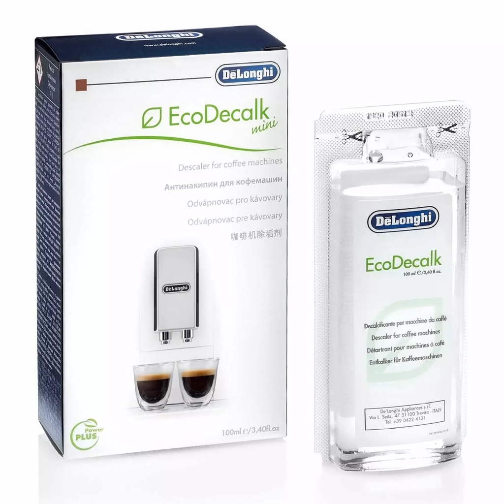 Dung dịch tẩy cặn canxi Delonghi EcoDecalk 100-200-500ml Phù hợp với tất cả các máy pha cà phê Espresso