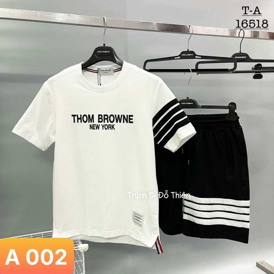 Đồ Bộ UNISEX Mặc Nhà - Trùm sỉ Đỗ Thiện - In Chữ THOM BROWNE