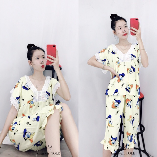 [GIẢM GIÁ SỐC] Bộ tole lửng mặc nhà
