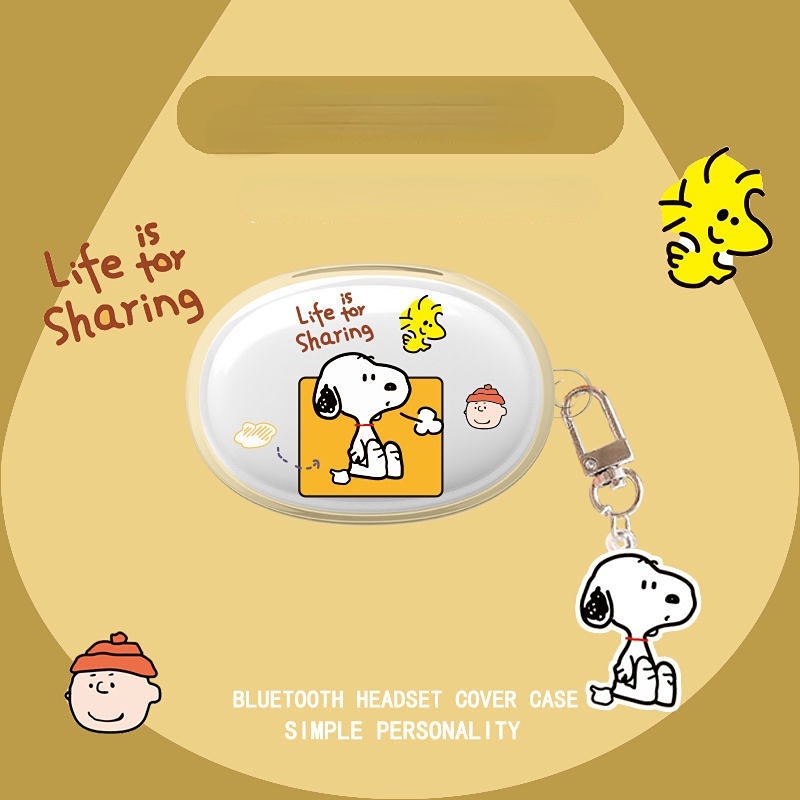 Sẵn Sàng! Vỏ Bảo Vệ Hộp Sạc Tai Nghe Baseus Bowie E2 Mềm Họa Tiết Cậu Bé Bút Chì Dễ Thương