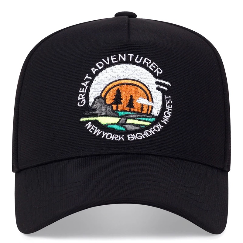 Mũ Lưỡi Trai Cotton Thoáng Khí Thêu Chữ Phong Cách Hiphop