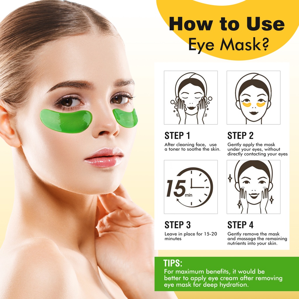 Set 12 Cặp Mặt Nạ Mắt Collagen Vàng Pha Lê Chống Lão Hóa Và Quầng Thâm