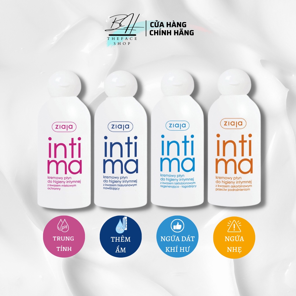 Dung Dịch Intima Ziaja Balan Vệ Sinh Phụ Nữ Bảo Vệ Cô Bé 200ml