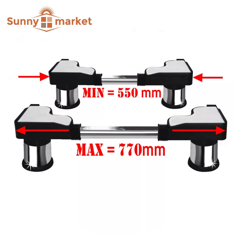 Chân đỡ máy giặt tủ lạnh inox thương hiệu Cảnh Phong