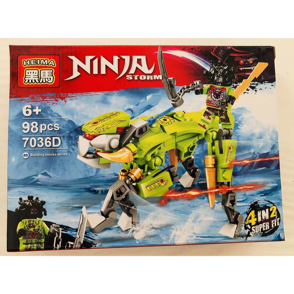 lego mini ninja cưỡi rồng (4 mẫu)