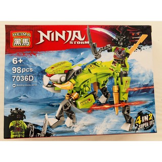 lego mini ninja cưỡi rồng (4 mẫu)