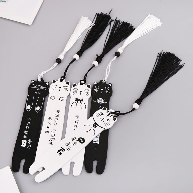 Yxa Đánh Dấu Trang Sách Hoạt Hình Dễ Thương Có Tua Rua Cho Học Sinh Sc