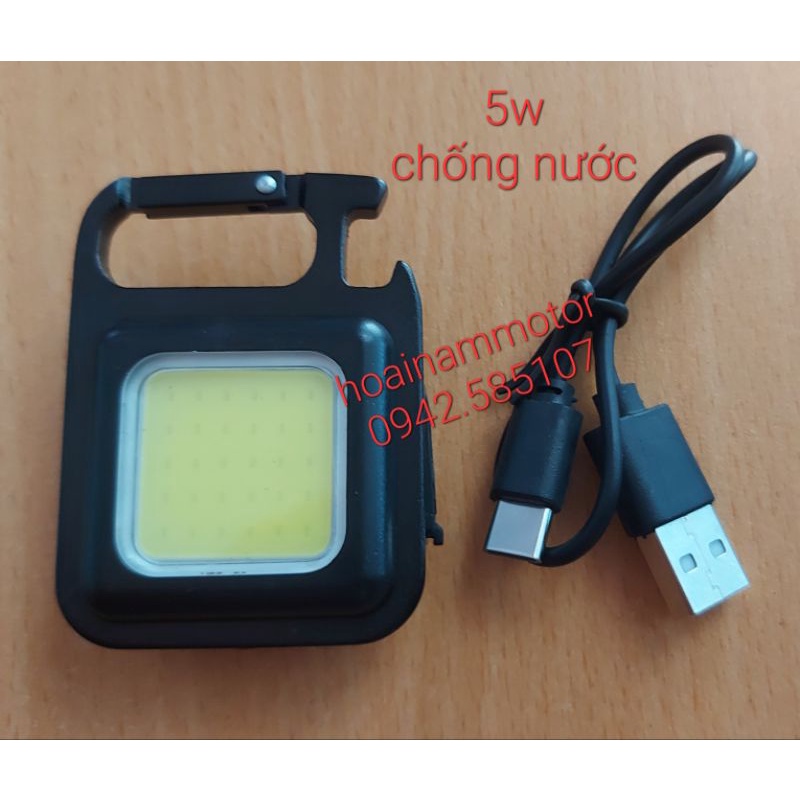 Đèn pin led - móc khóa đa năng