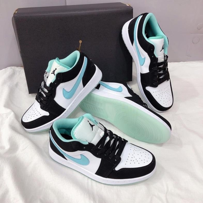 Giày Sneaker JD 𝗷𝗼𝗿𝗱𝗮𝗻 𝟭 𝗽𝗮𝗻𝗱𝗮 Xanh Ngọc Cổ Thấp  jd1 nam nữ..-dd_sneaker88FULL Size BOX BILL