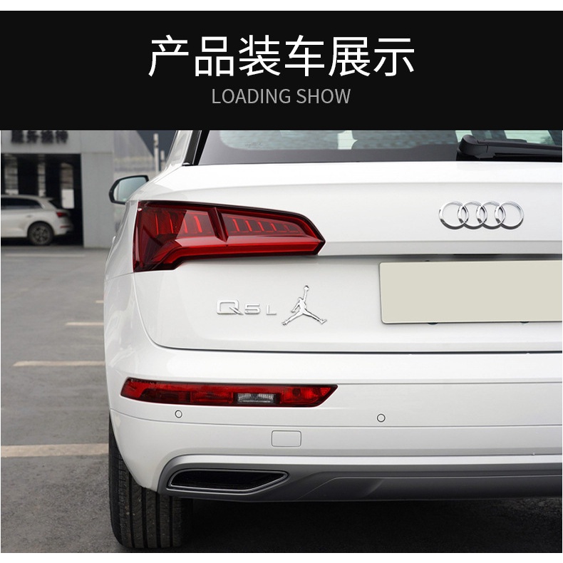 Miếng Dán Logo Michael Jordan Bằng Kim Loại Màu Vàng / Bạc Trang Trí Nắp Bình Xăng Xe Hơi / Xe Máy