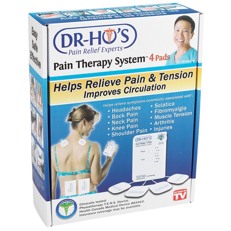 Máy massage, máy massage xung điện tr.ị liệu DR HO'S 4 miếng dán