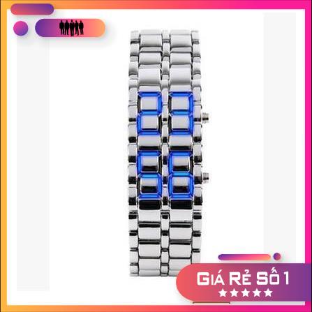 ĐỒNG HỒ ĐIÊN TỬ HIỂN THỊ MẶT LED - THÉP KHÔNG GỈ CAO CẤP SỬ DỤNG BỀN LÂU