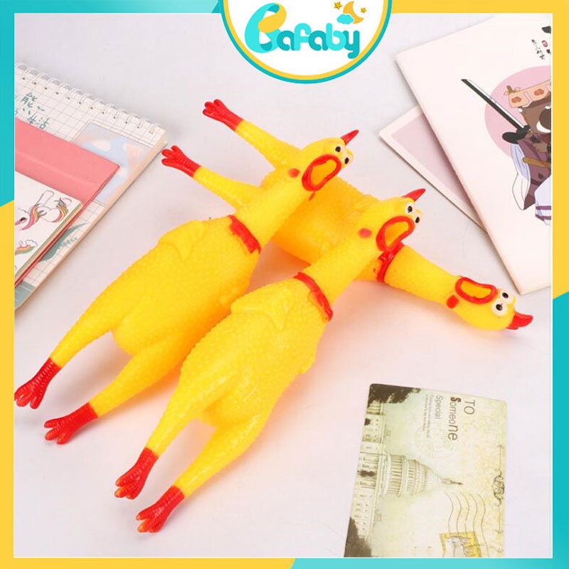 Con Gà Đồ Chơi Biết Kêu Ngộ Nghĩnh Gà Bóp Giảm Stress