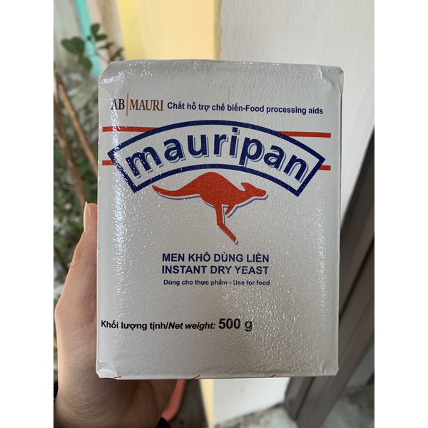 Men khô Mauri 500g / Men bánh mì / Men nở