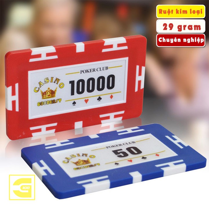 Combo 10 Phỉnh vuông casino cao cấp