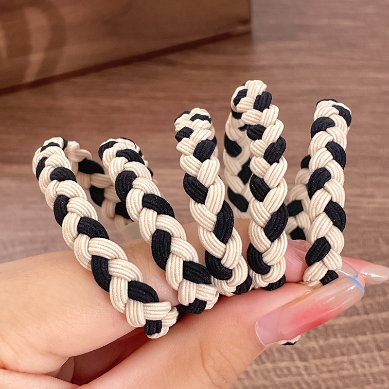 Set 5 Dây Buộc Tóc Cao Su Co Giãn Phong Cách Mới