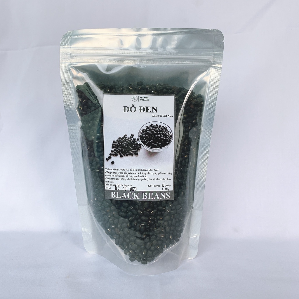 Đỗ Đen Xanh Lòng Thanh Nhiệt Túi 500g