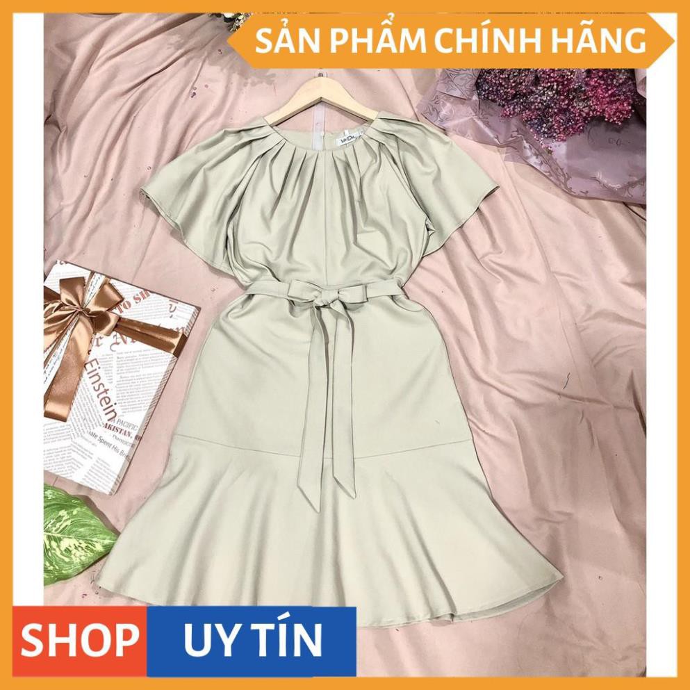 Đầm dáng suông công sở đuôi cá xinh đẹp, cổ xếp ly trẻ trung, thanh lịch, hàng cao cấp giá rẻ - Thời Trang VADA.vn -V022 | BigBuy360 - bigbuy360.vn