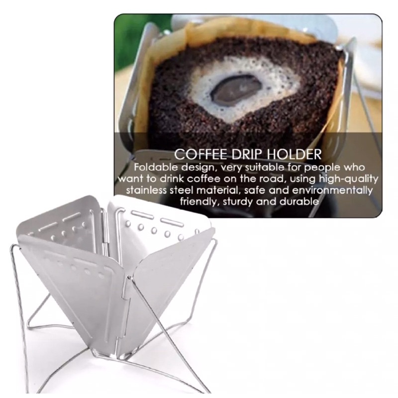 Phin cafe thép không gỉ gấp gọn dã ngoại