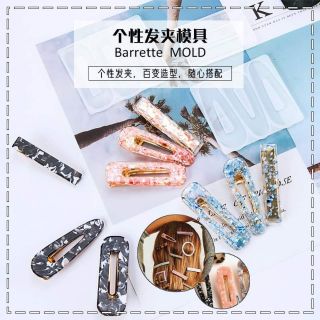 Hàng có sẵn - Khuôn silicone làm kẹp tóc