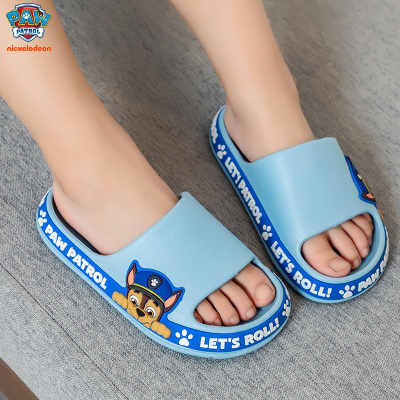 Dép đi trong nhà thiết kế hình Paw Patrol nhẹ không trượt thời trang hè cho bé 5 tuổi