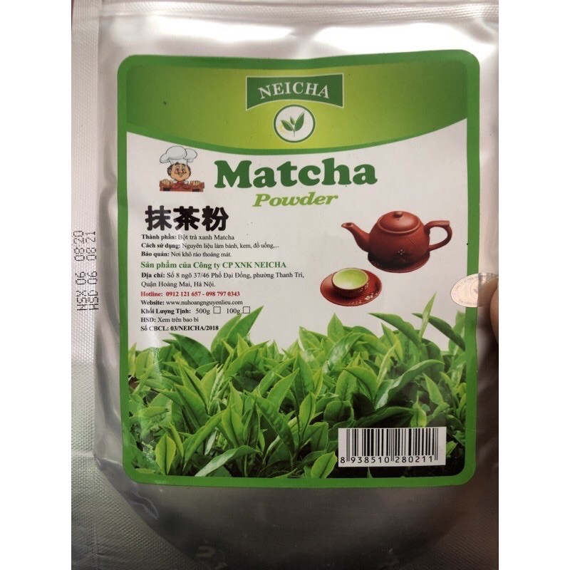 Bột trà xanh Neicha (50-100g)