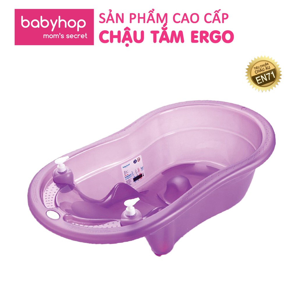 Chậu tắm cho bé Ergo của babyhop