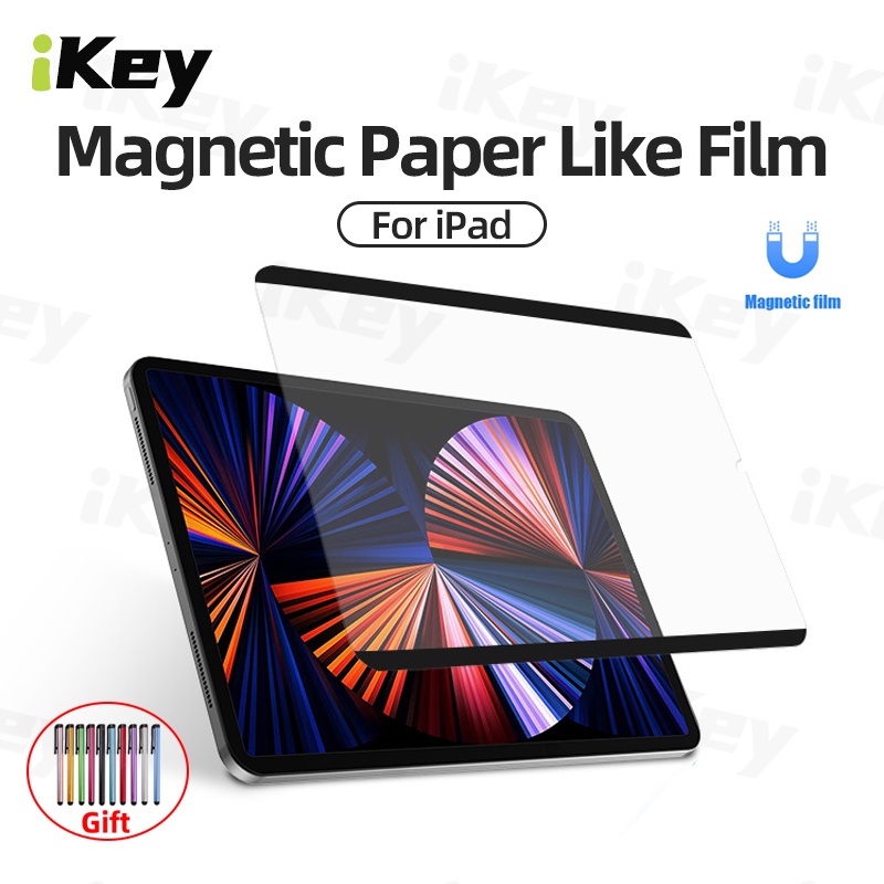 Ikey Phim Từ Tính Bảo Vệ Màn Hình Cho Ipad Pro M1 11 12.9 2021 Ipad Air 4 4th 10.9 7th 8th 10.2 Inch Air 3 10.5 mini 4 5 6th gen 9.7 2020 2018 | BigBuy360 - bigbuy360.vn
