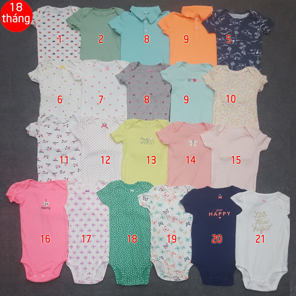 Body cộc tay cho bé trai và bé gái từ 0-24 tháng | BigBuy360 - bigbuy360.vn