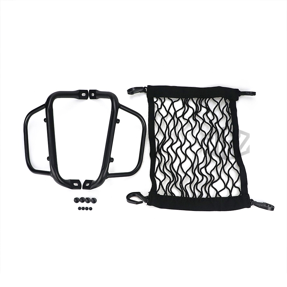 Giá đỡ hành lý bằng nhôm kèm túi lưới gắn phía trước xe máy VESPA GTS 125 150 200 250 300 GTV 300 2013-2021