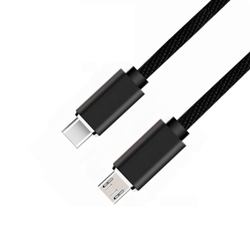 DOU Universal USB 3.1 Type C Male to Micro USB Male Sync OTG Charge Data Transfer Cable Cord for Mobile Phone Tablet Laptop