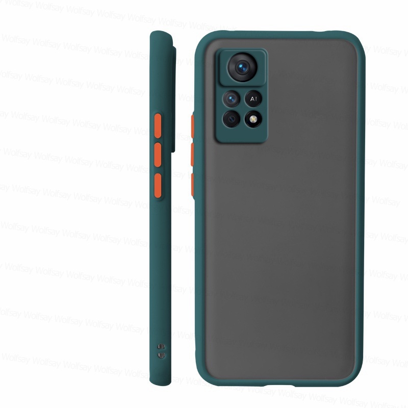 Ốp Điện Thoại PC Cứng Mặt Nhám Chống Sốc Cho Xiaomi Poco X4 Pro 5G Case Xiaomi Poco X3 X4 M4 Pro 5G