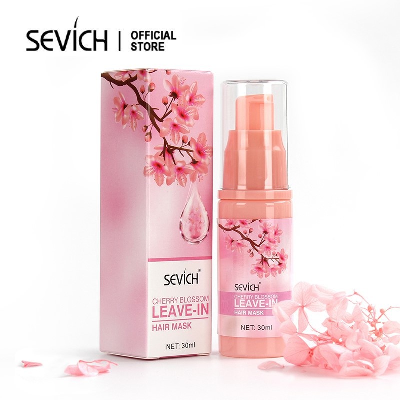 Mặt Nạ Tóc Sevich Chiết Xuất Hoa Anh Đào Nuôi Dưỡng Tóc Không Cần Làm Sạch 30ml