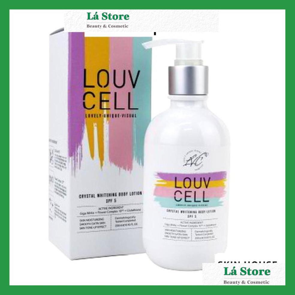 Chính hãng - Dưỡng Thể Louv Cell bật tone da- Kem Trắng Da Body Louve Cell – Hàn quốc 250 - 120 ML