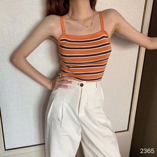 Áo len 2 dây mongtoghi kẻ 2 màu